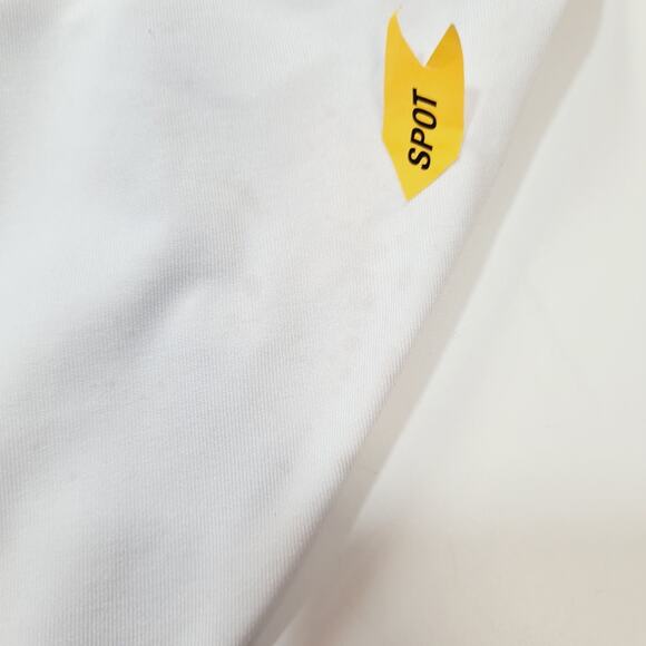 Superdown Mia Drape Slit Dress in White Small - Picture 12 of 14